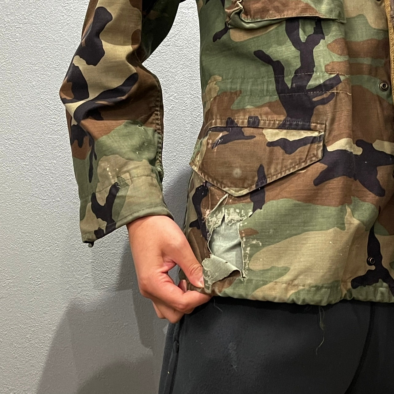 “WOODLAND CAMO　FILD JACKET”
