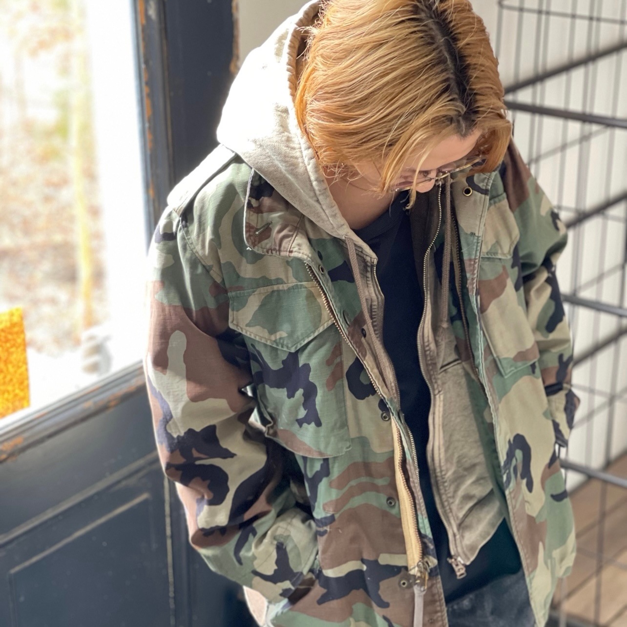 “WOODLAND CAMO　FILD JACKET”