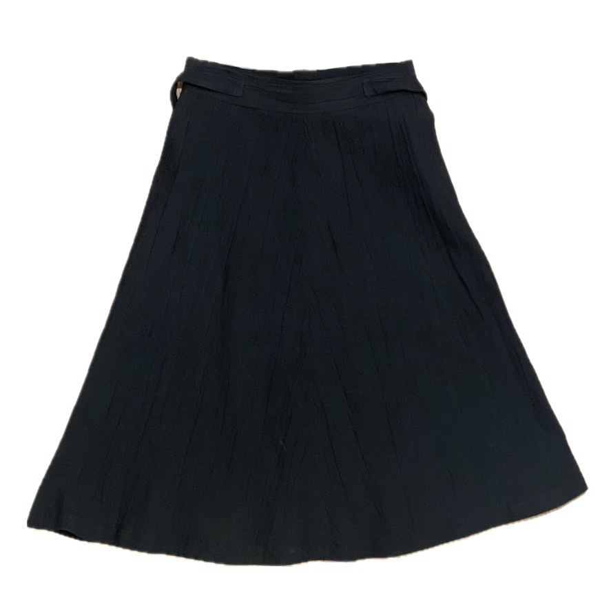 “FRONT BUTTON FLARED SKIRT“