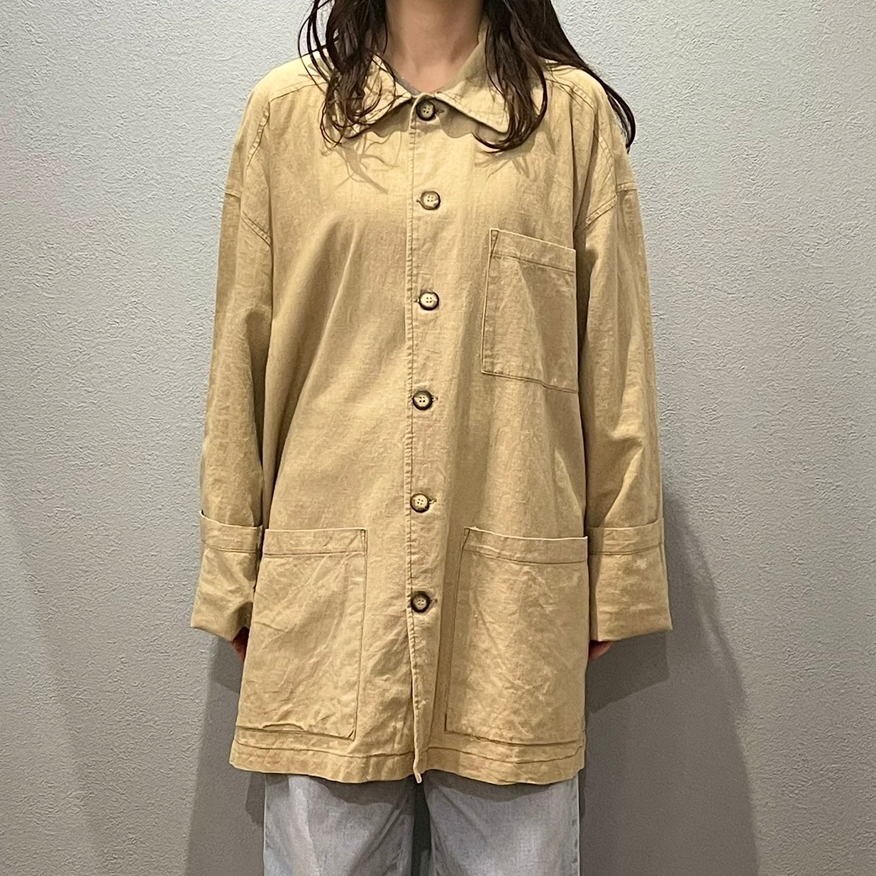 “LINEN COVERALLS”