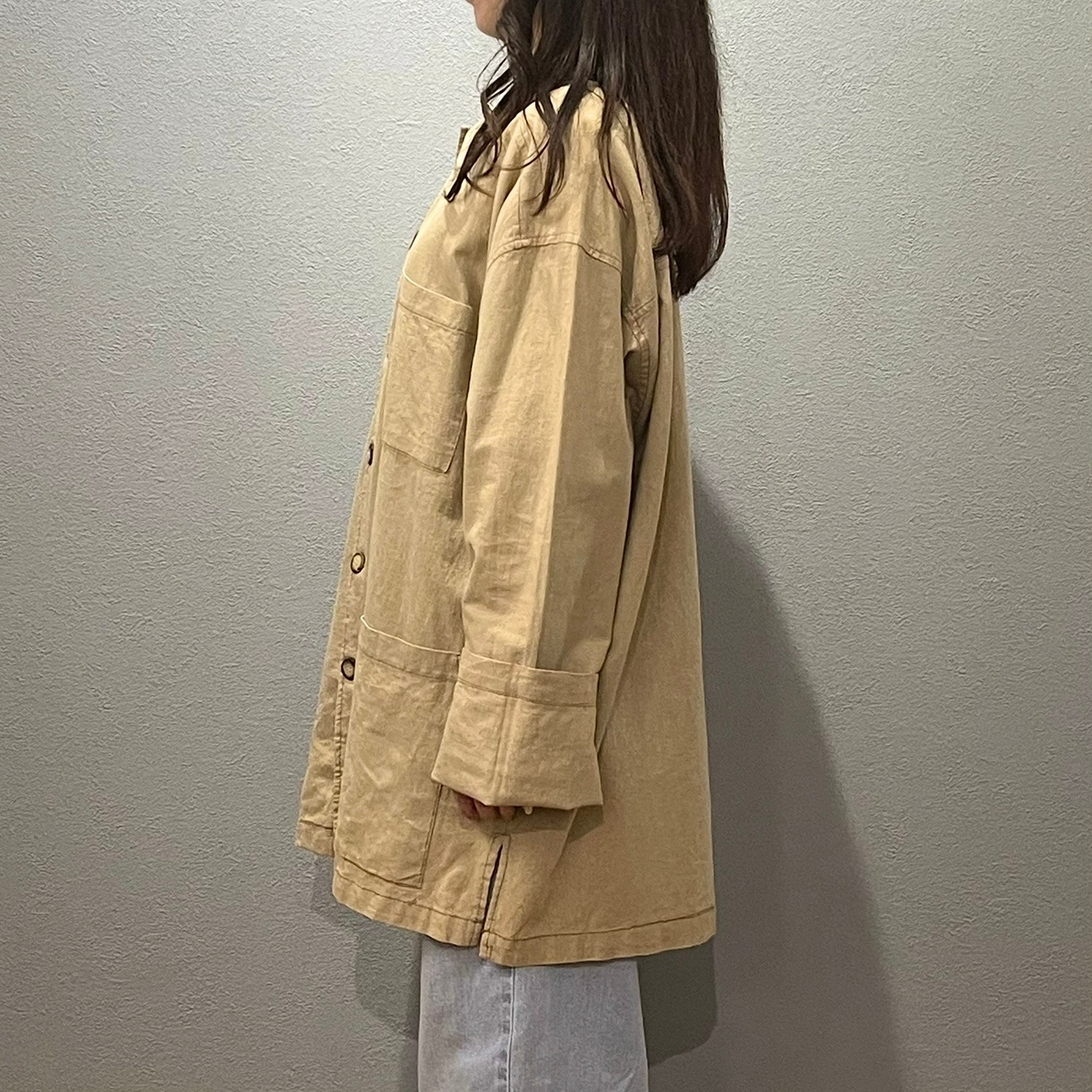 “LINEN COVERALLS”