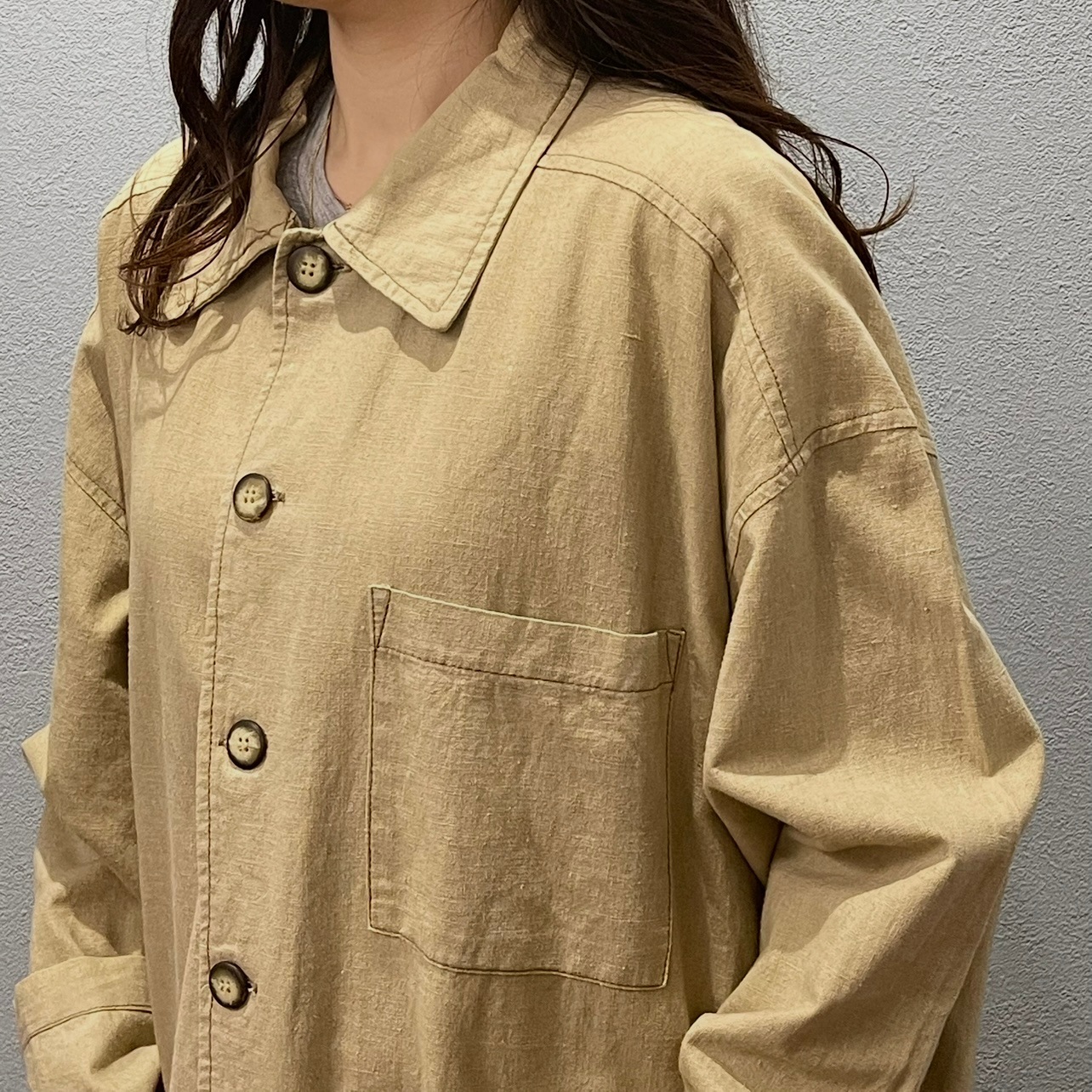 “LINEN COVERALLS”