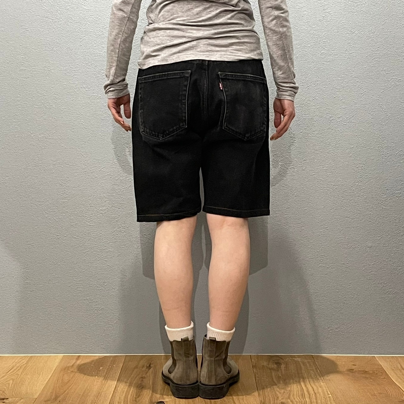 “Levi’s BLACK DENIM SHORTS”