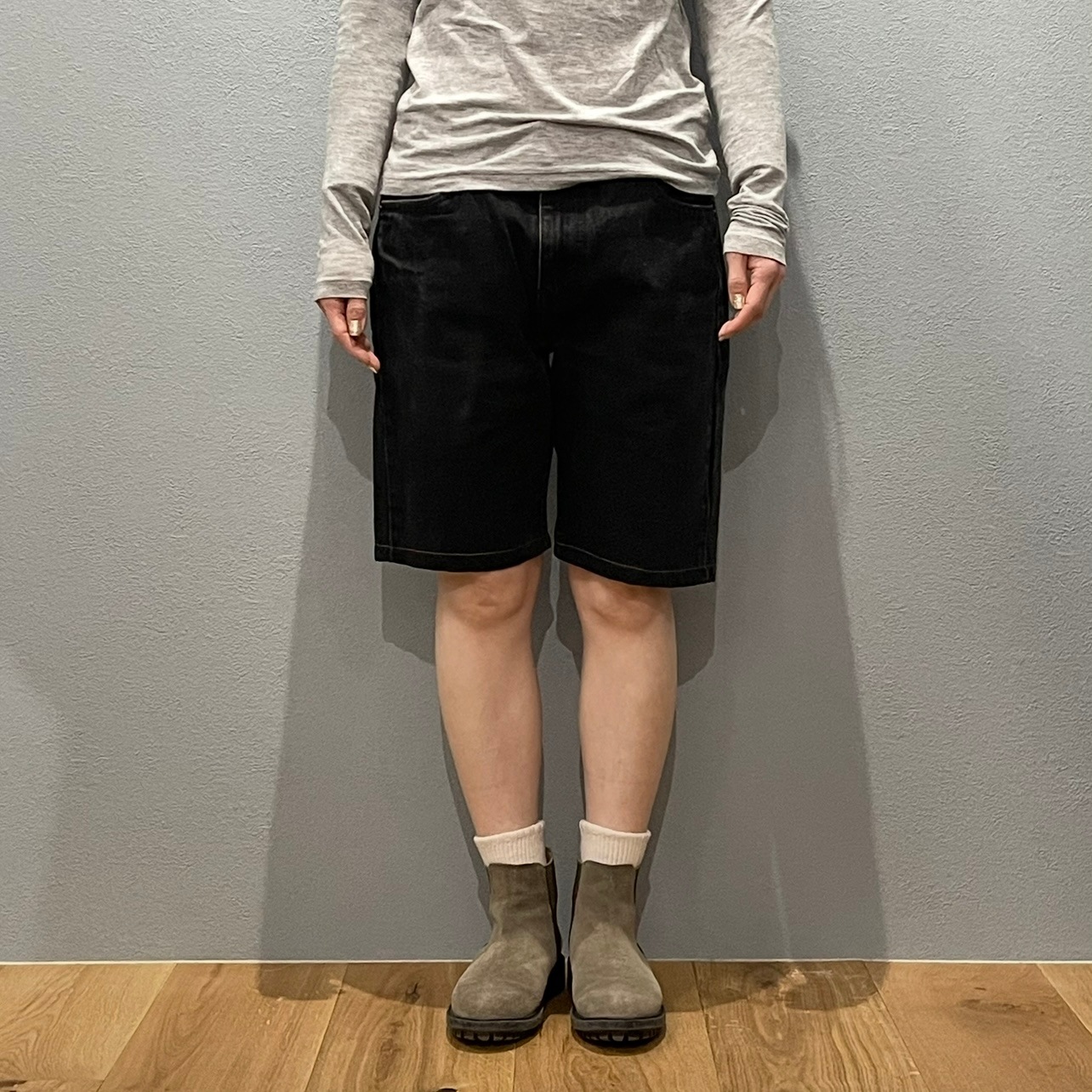 “Levi’s BLACK DENIM SHORTS”