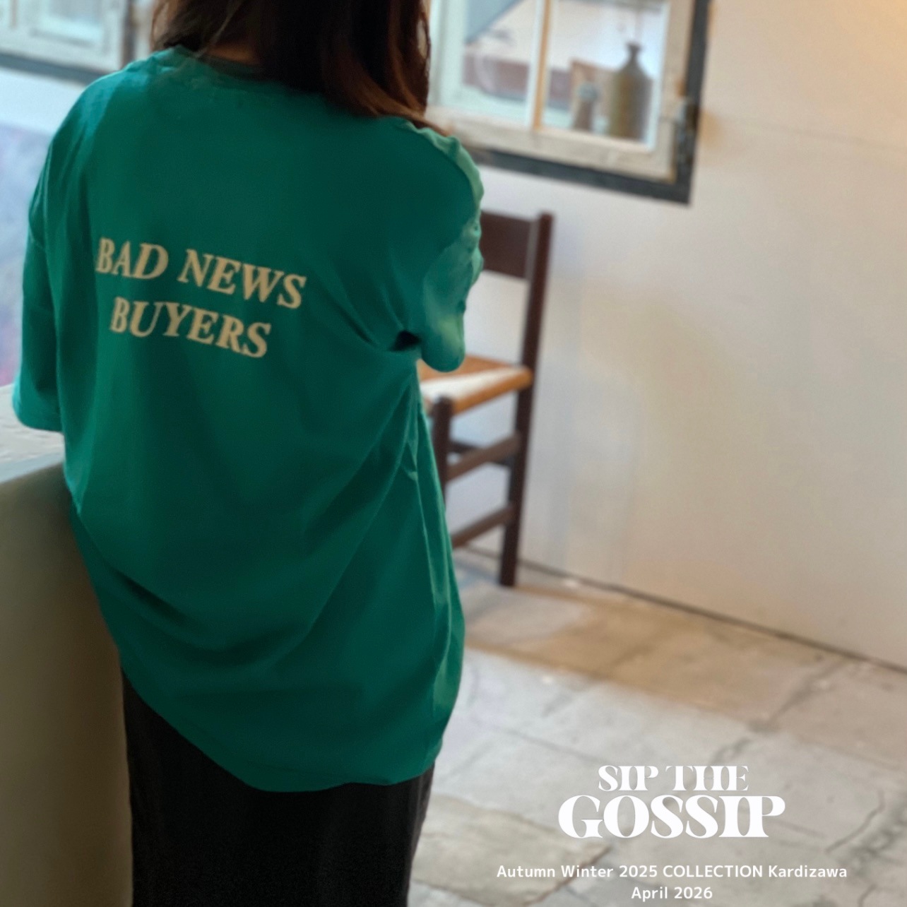 “BACK PRINT COLOR T-SHIRT”