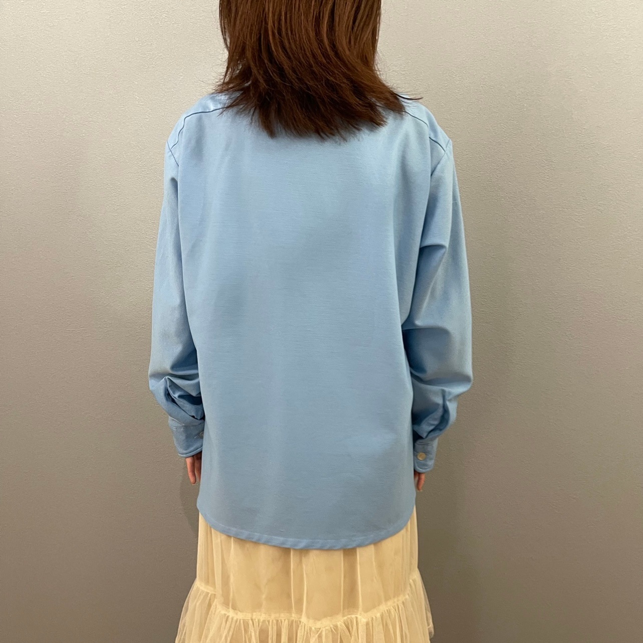 “LONG POINT COLLR SHIRT“