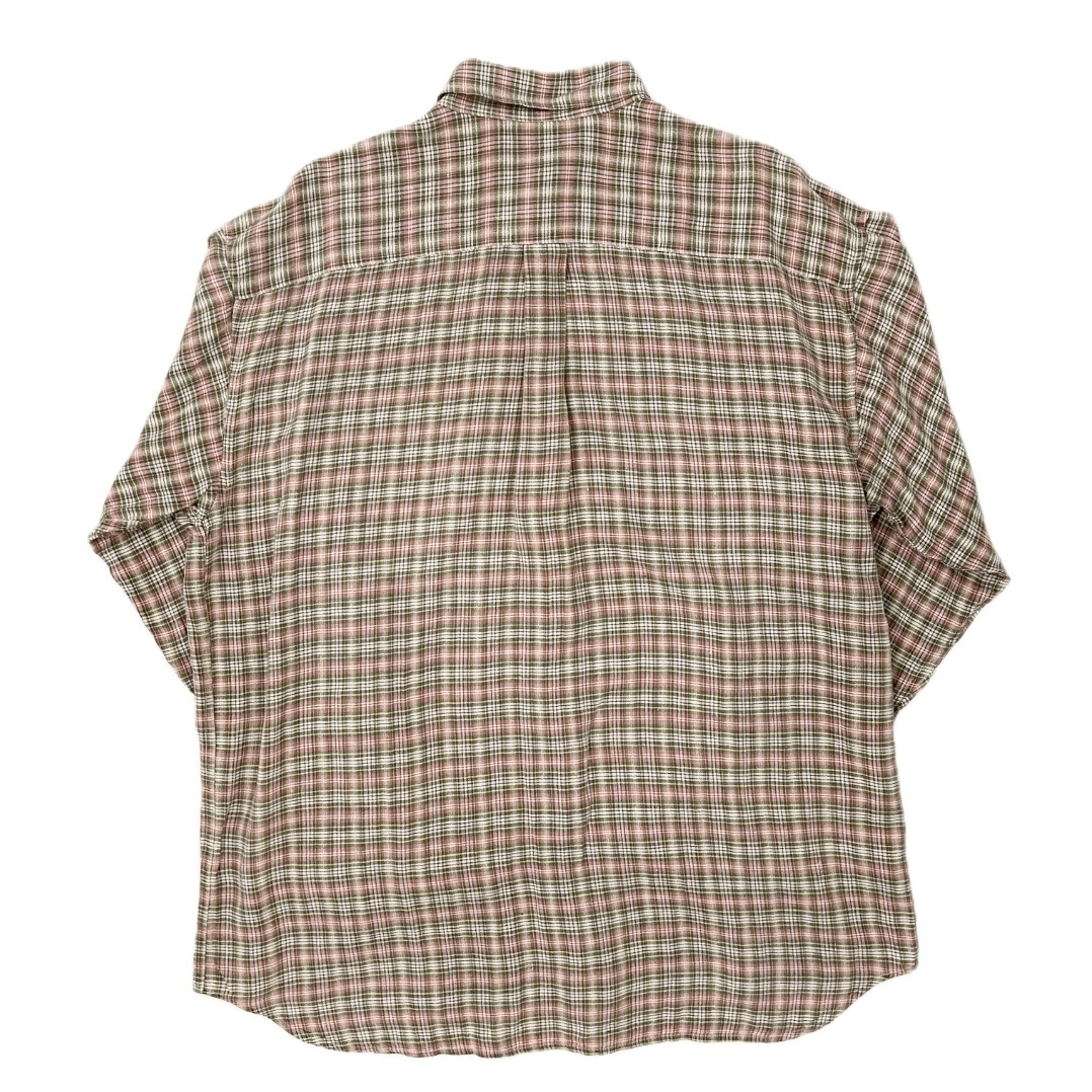 “IRISH LINEN CHECK SHIRT“