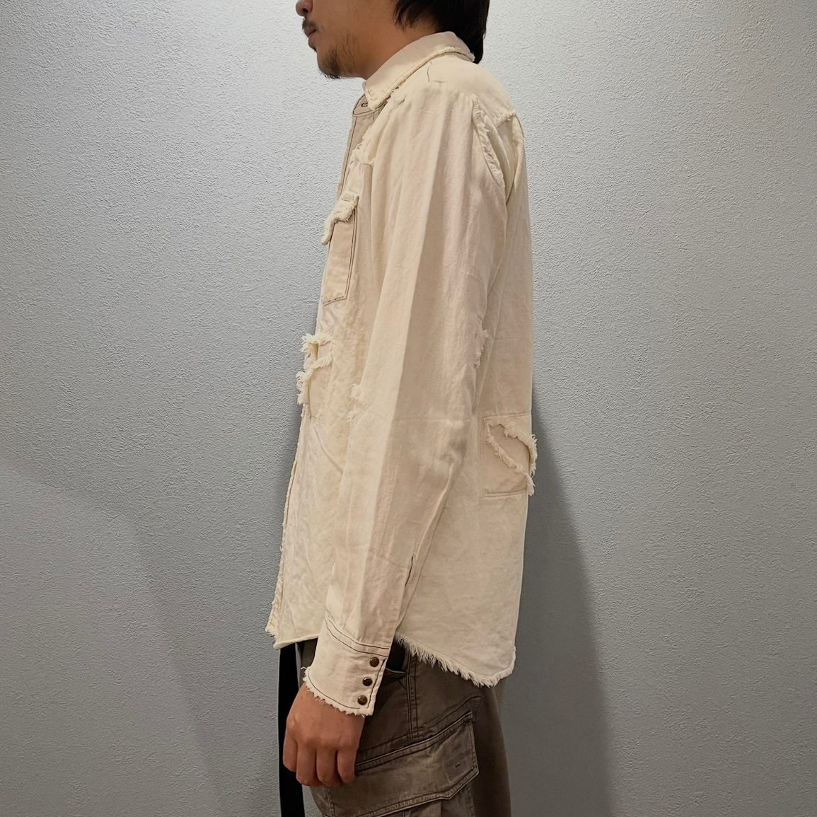 “DAMAGE WESTERN  SHIRT“