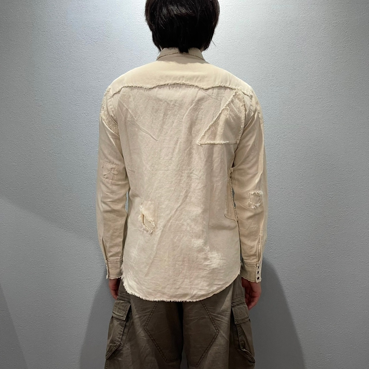 “DAMAGE WESTERN  SHIRT“
