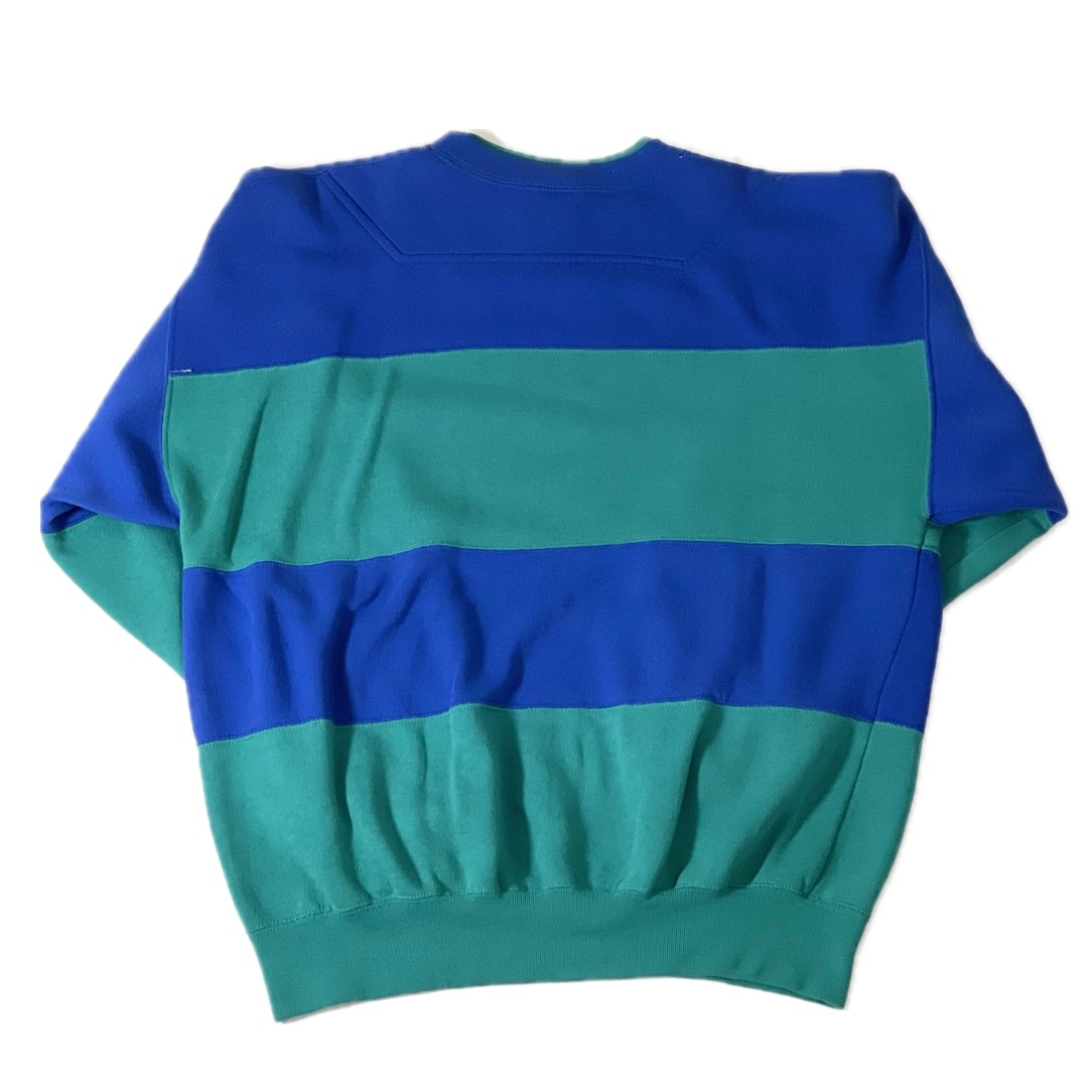 “BORDER STRIPE SWEAT”
