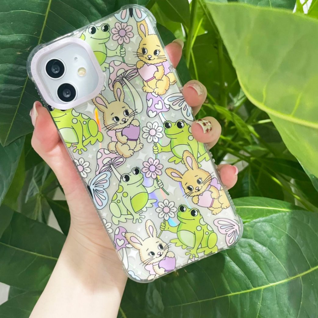 iPhone用ケース ウッドランド