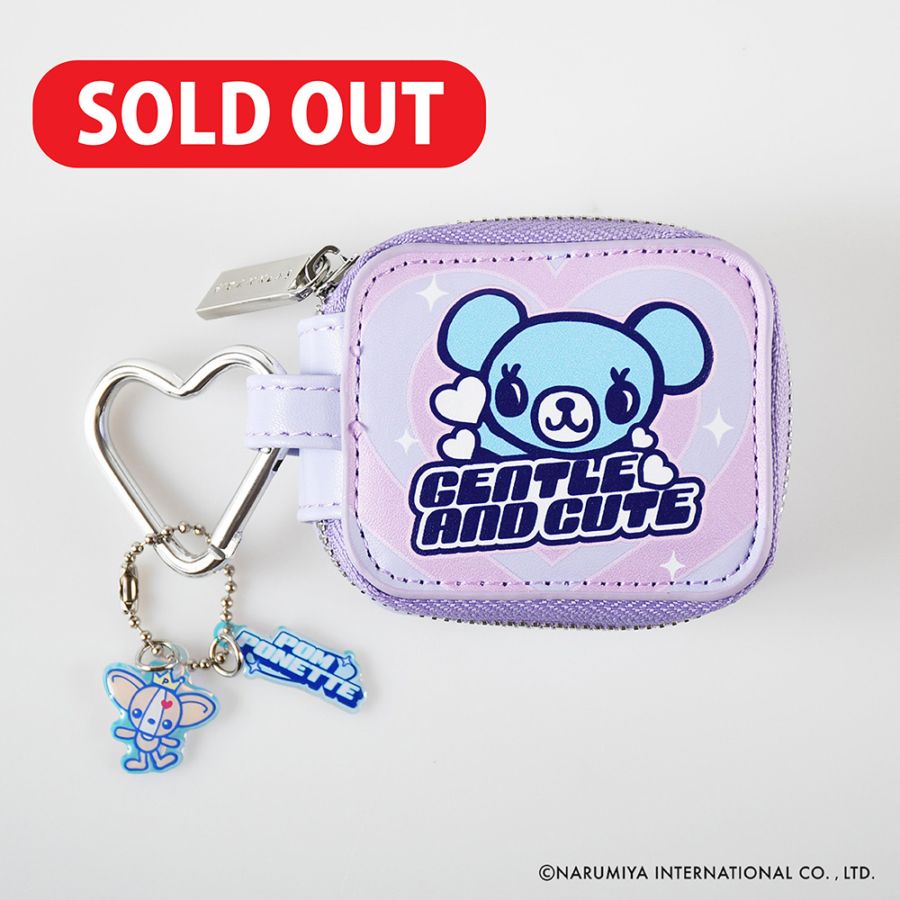 ワイヤレスイヤホンケース ポンポネット ジュニア ナルミヤキャラクターズ