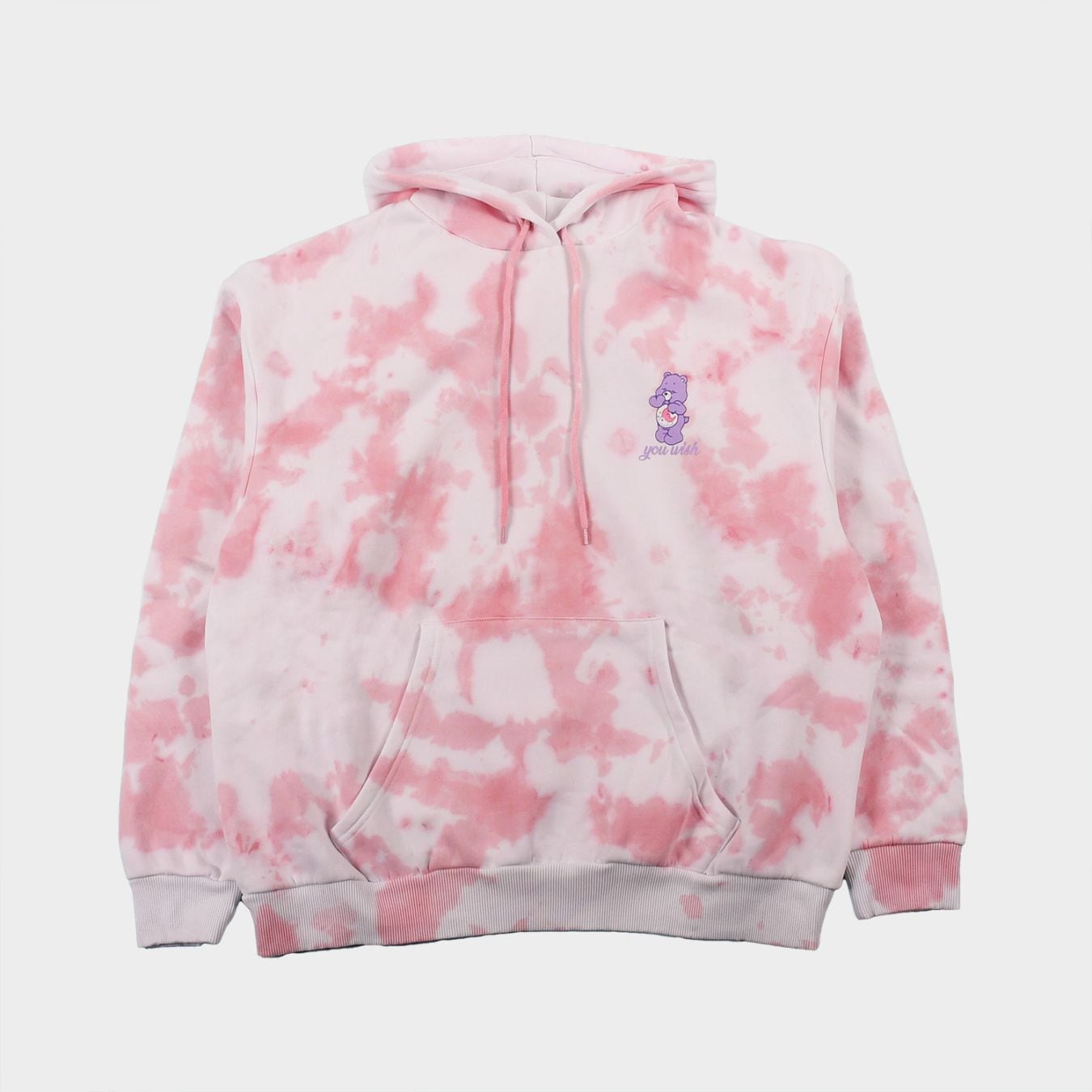 オーバーサイズ プルオーバーパーカー ケアベア タイダイ ユーウィッシュ