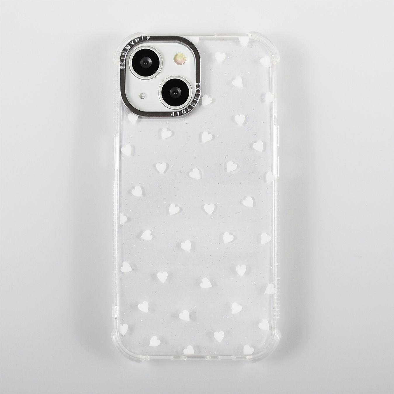 iPhoneXR/11/12/13/14/15/16シリーズ用 ケース ホワイト ディツィハート 25AW