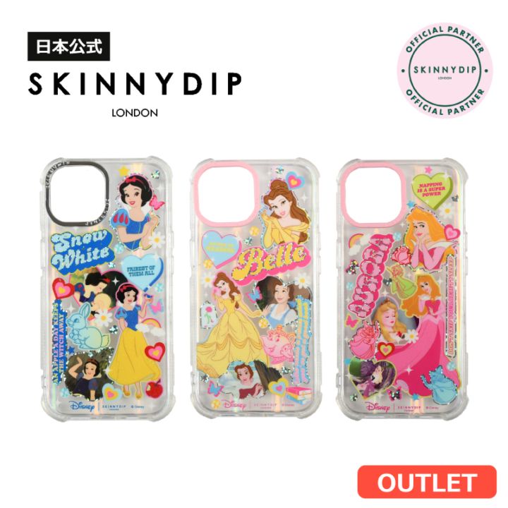 【アウトレット】 iPhone14/16シリーズ用 ケース Drop3 白雪姫 ベル オーロラ ディズニー プリンセス《アウトレット 傷・汚れ有り》