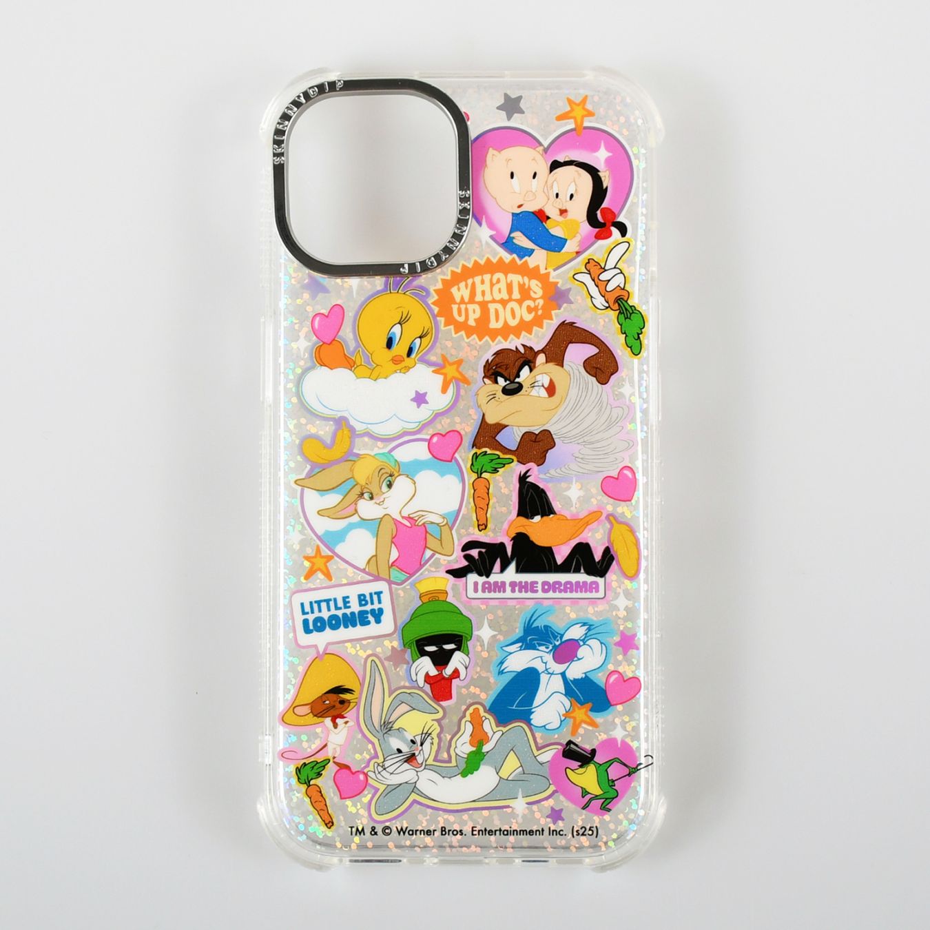 iPhone14/15/16/17シリーズ用 ケース ルーニー・テューンズ ステッカー カートゥーン ネットワーク