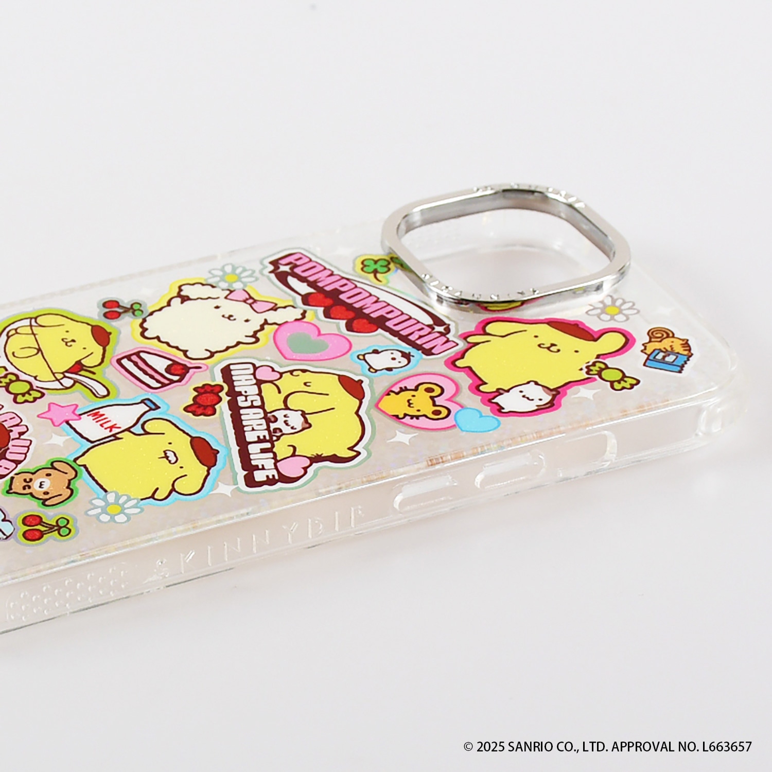 iPhone14/15/16/17シリーズ用 ケース ポムポムプリン Y2K サンリオ