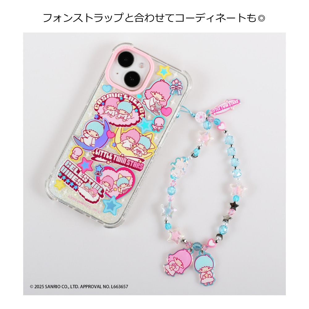 iPhone14/15/16/17シリーズ用 ケース リトルツインスターズ Y2K