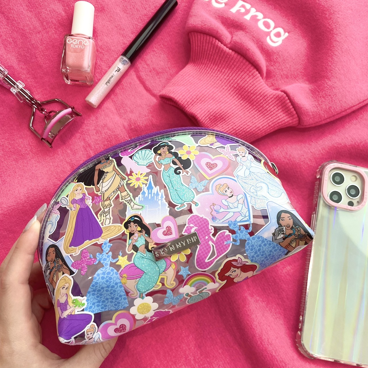 シェルポーチ ディズニープリンセス シンデレラ アリエル ラプンツェル 