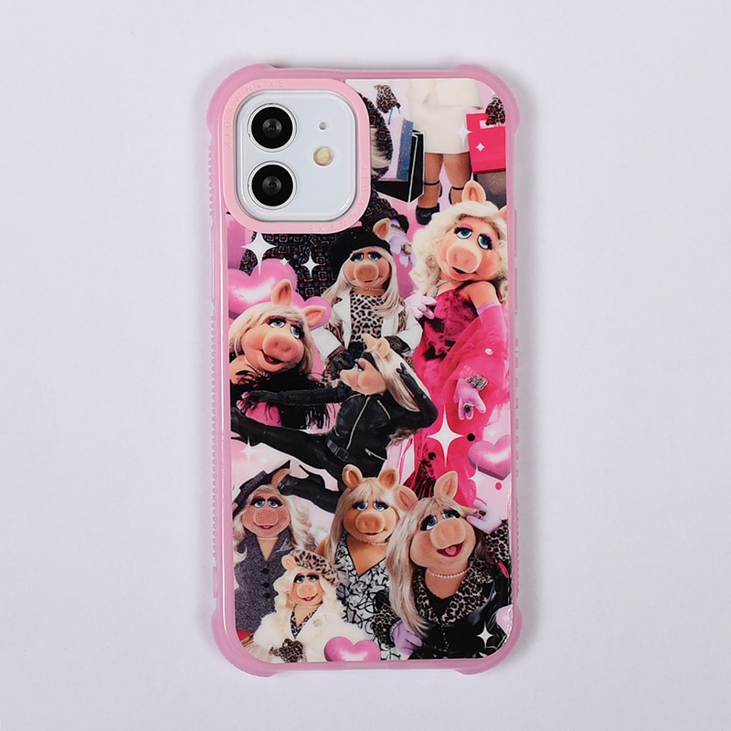 【SKINNYDIP】DISNEY ミスピギー ステッカー iPhone ケース iPhone用ケース Disney ミス・ピギーシリーズ | iPhone用ケース