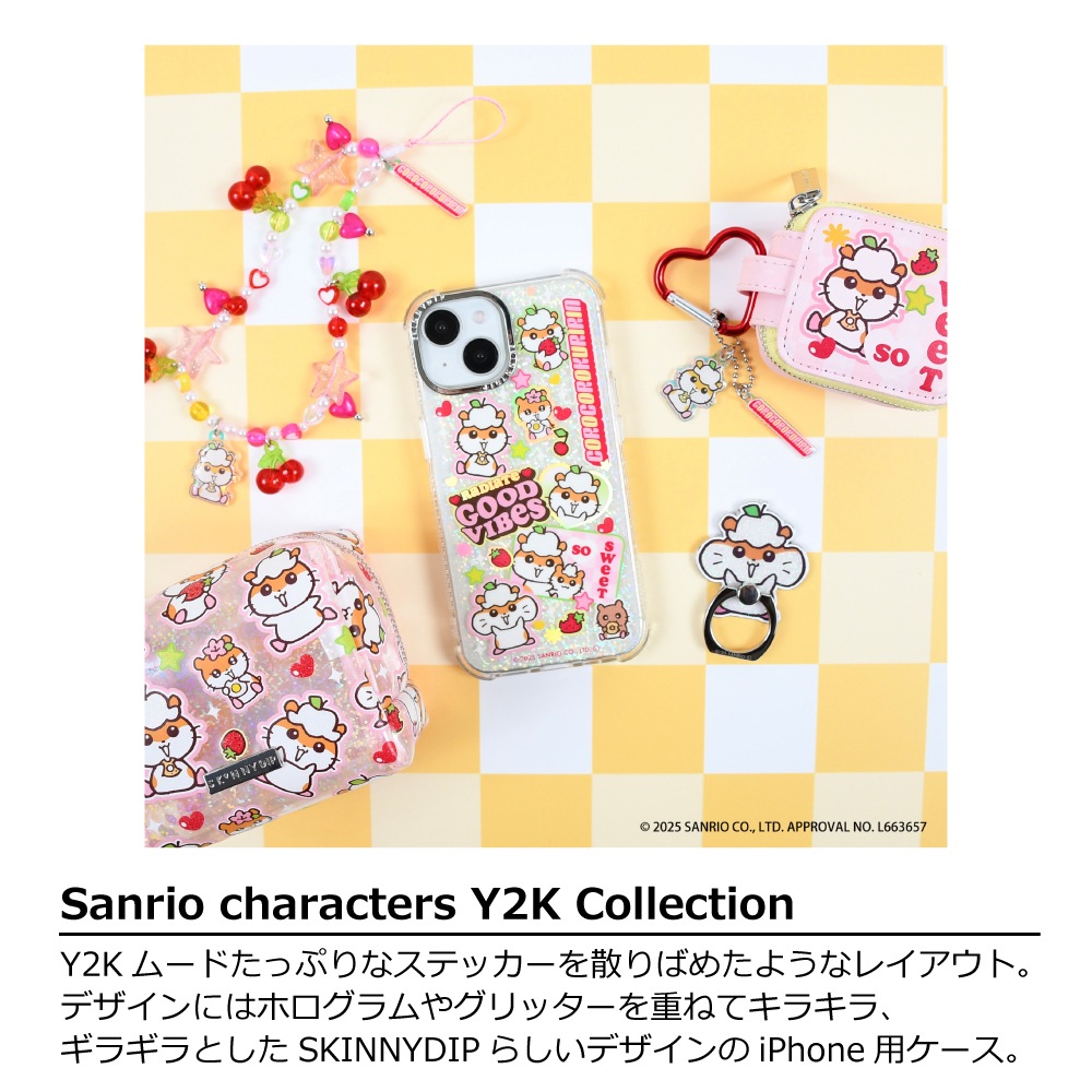 iPhone14/15/16/17シリーズ用 ケース コロコロクリリン Y2K サンリオ