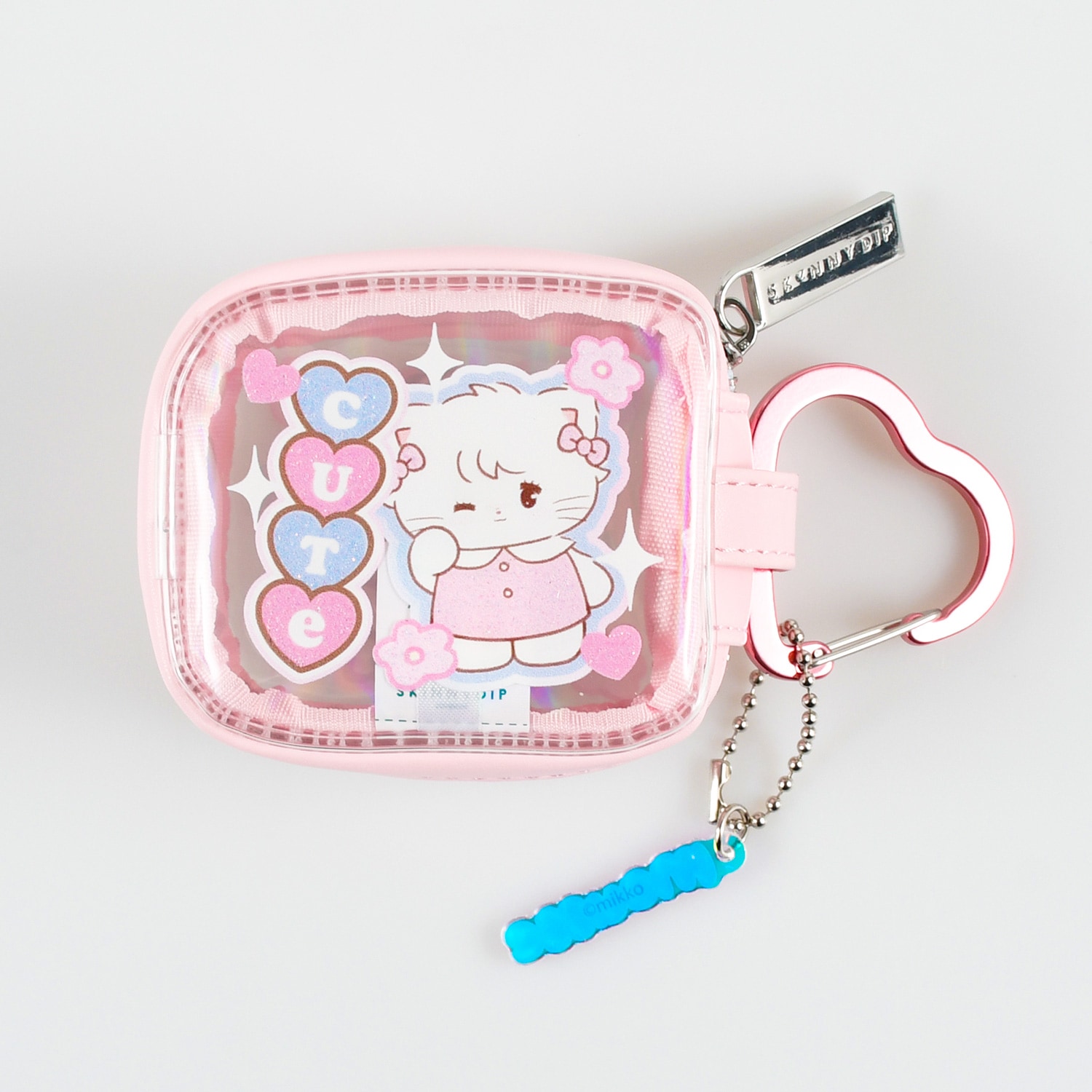 SKINNYDIP スキニーディップ ミッコ ムース イヤホンケース ポーチ ワイヤレスイヤホンケース ムース Lil ala mode（リルアラモード