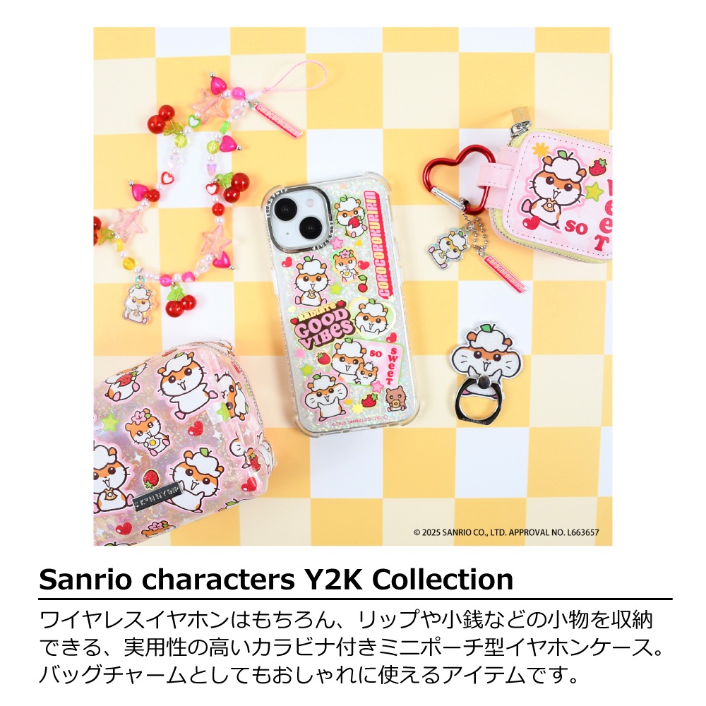 ワイヤレスイヤホンケース コロコロクリリン Y2K サンリオ