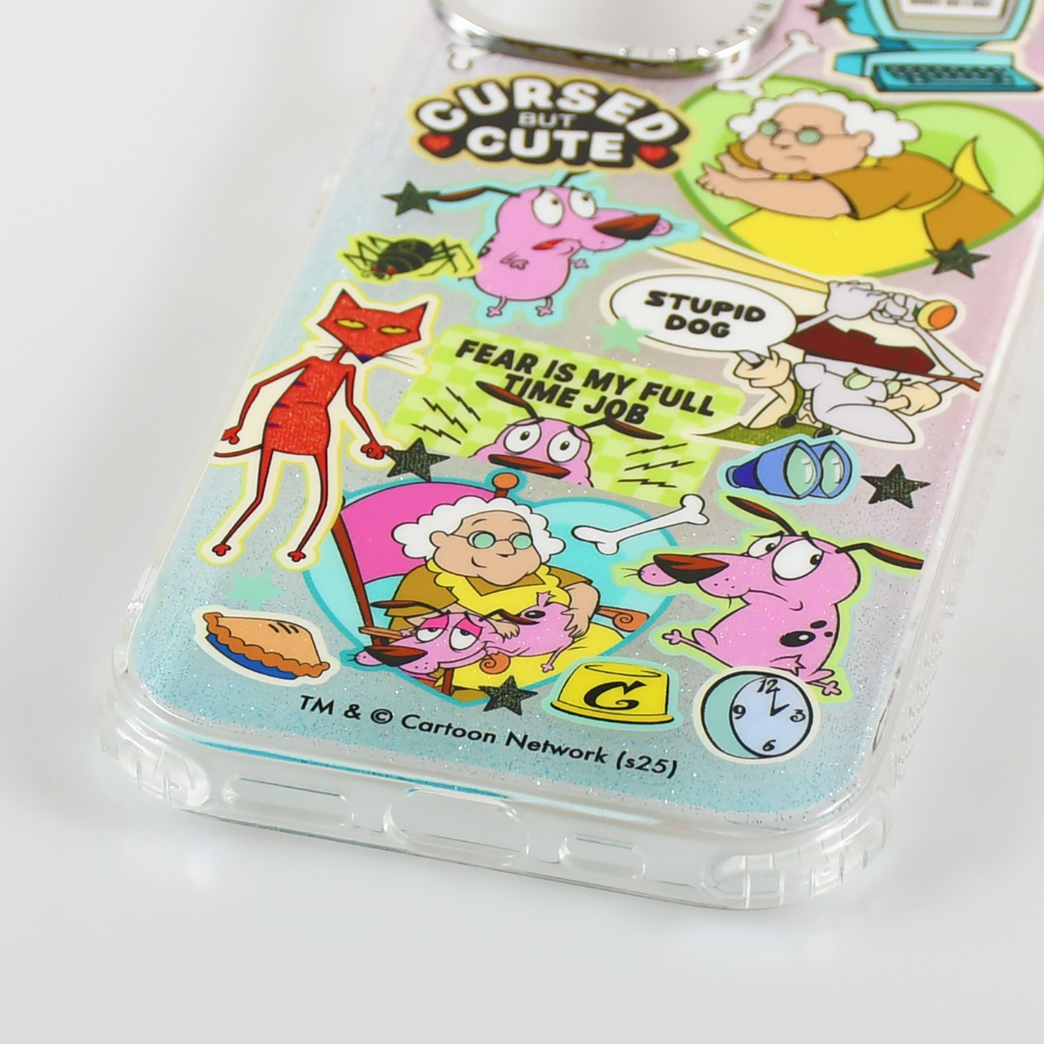 iPhone14/15/16/17シリーズ用 ケース おくびょうなカーレッジくん