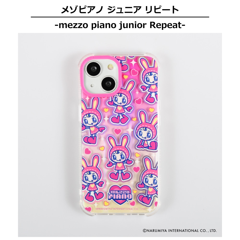 SKINNYDIP × Mezzo Piano iPhoneケース　15用 iPhone14/15/16シリーズ用 ケースメゾピアノ ジュニア リピート