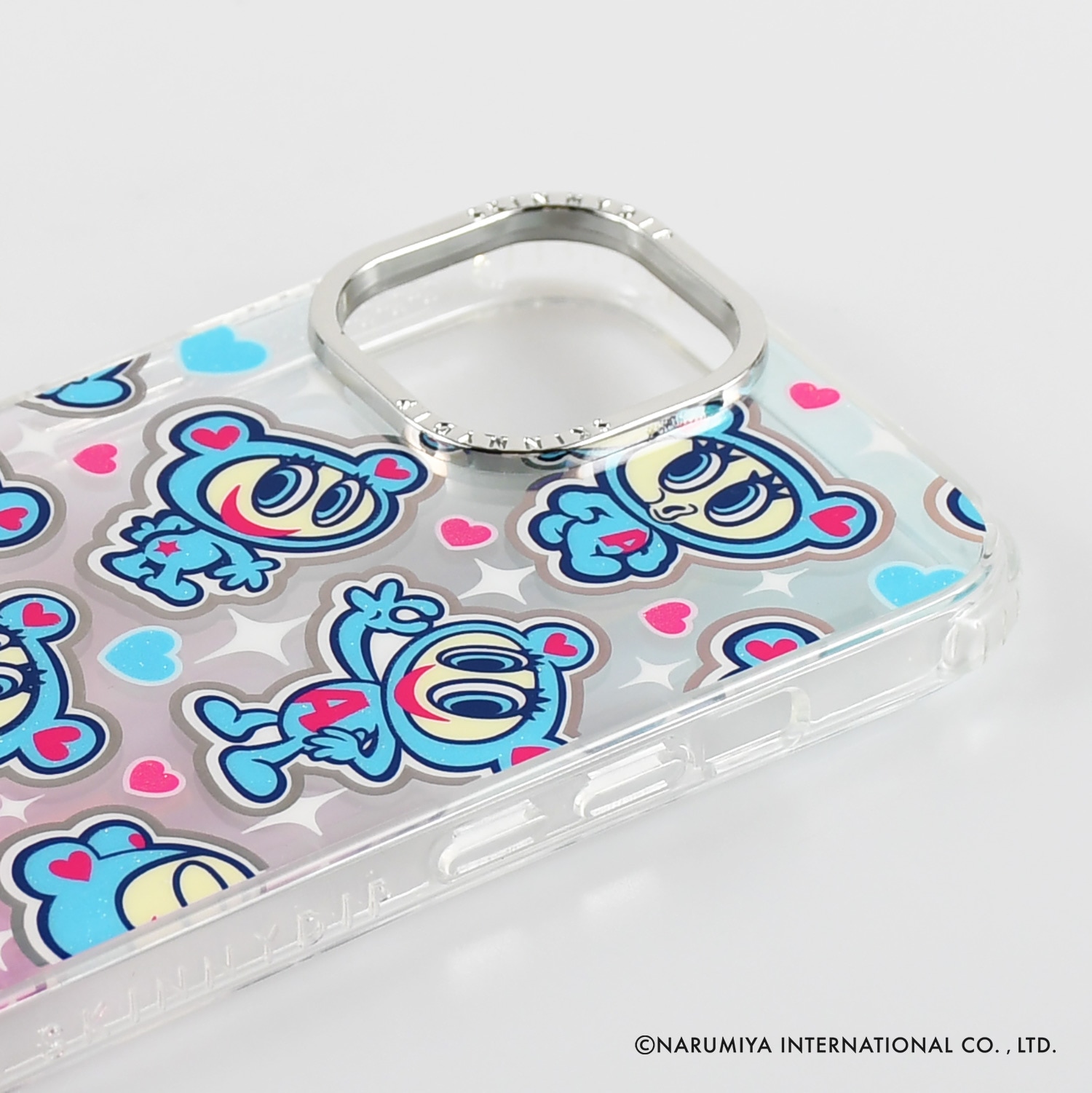 iPhone14/15/16シリーズ用 ケースエンジェルブルー リピート | iPhone