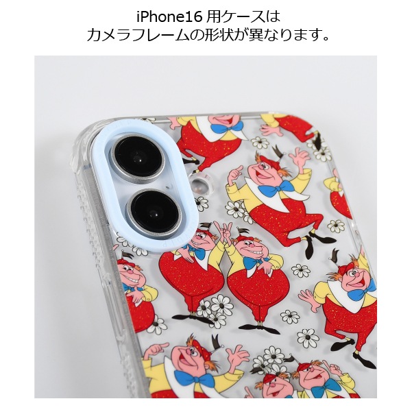 iPhone14/15/16シリーズ用 ケース アリス トゥイードル ディズニー