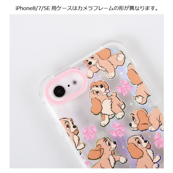 iPhone用 ケース レディ ピンクリボン ディズニー フィーリング