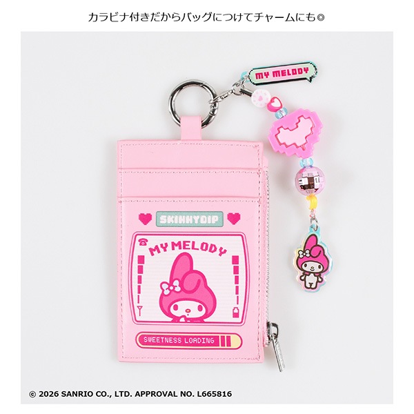 【激レア】　マイメロディ ケース入りメモ付きレタースタンド❤︎未開封品❤︎ ショルダーロープストラップ付IDカードケース SR Pixelアート マイ