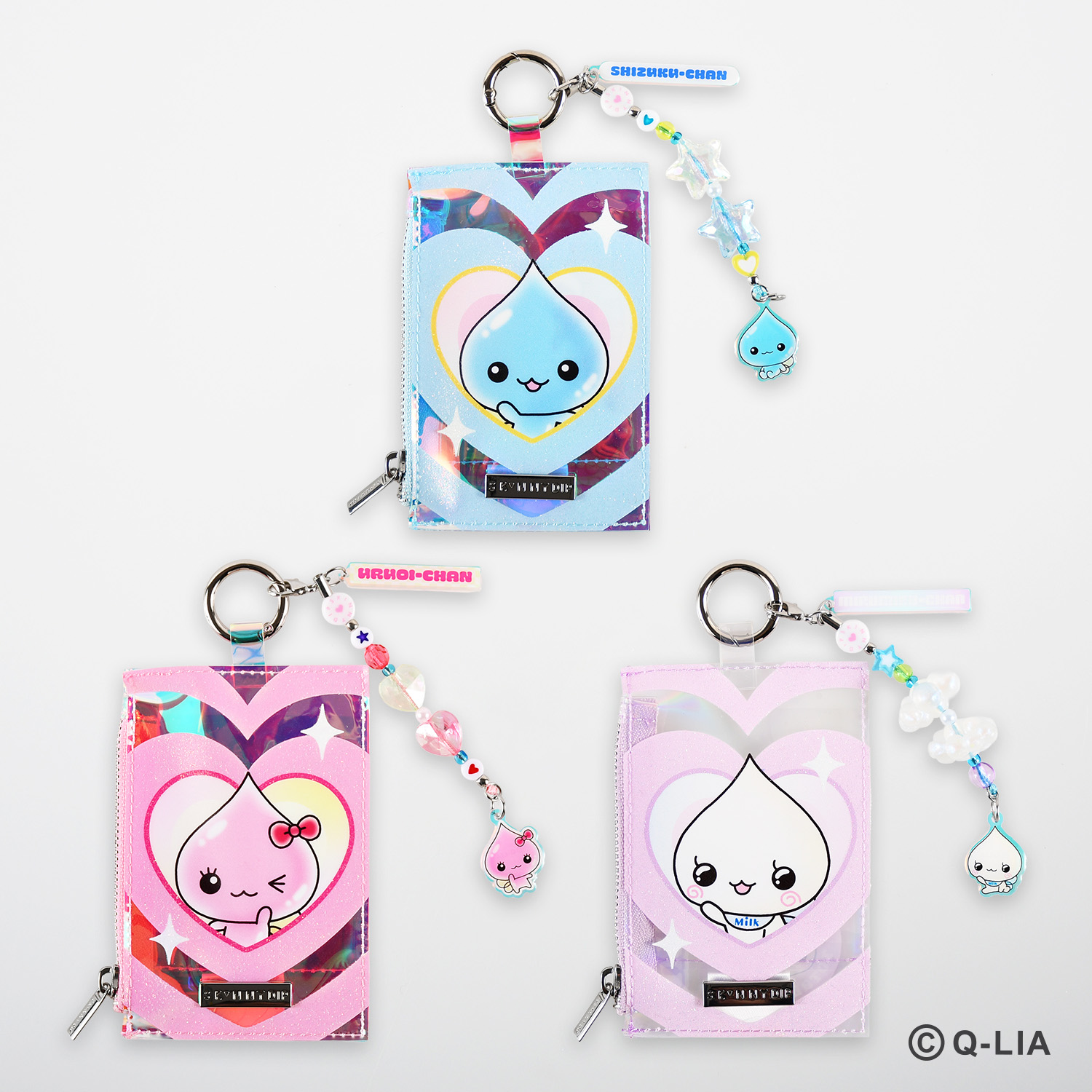 IDカードケース しずくちゃん うるおいちゃん みるみるちゃん | ID