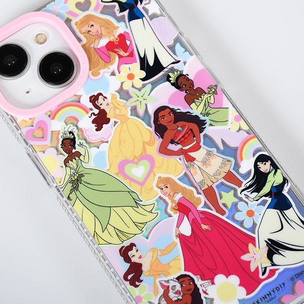 iPhone用ケース ディズニープリンセス レインボー | iPhone用