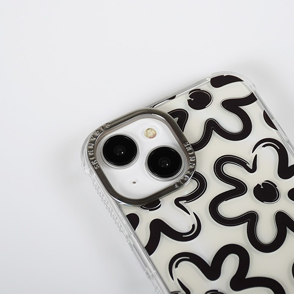 【SKINNYDIP】iphoneケース クレヨンフラワー 花柄 iPhone用ケース ブラッシュフラワー | iPhone用ケース