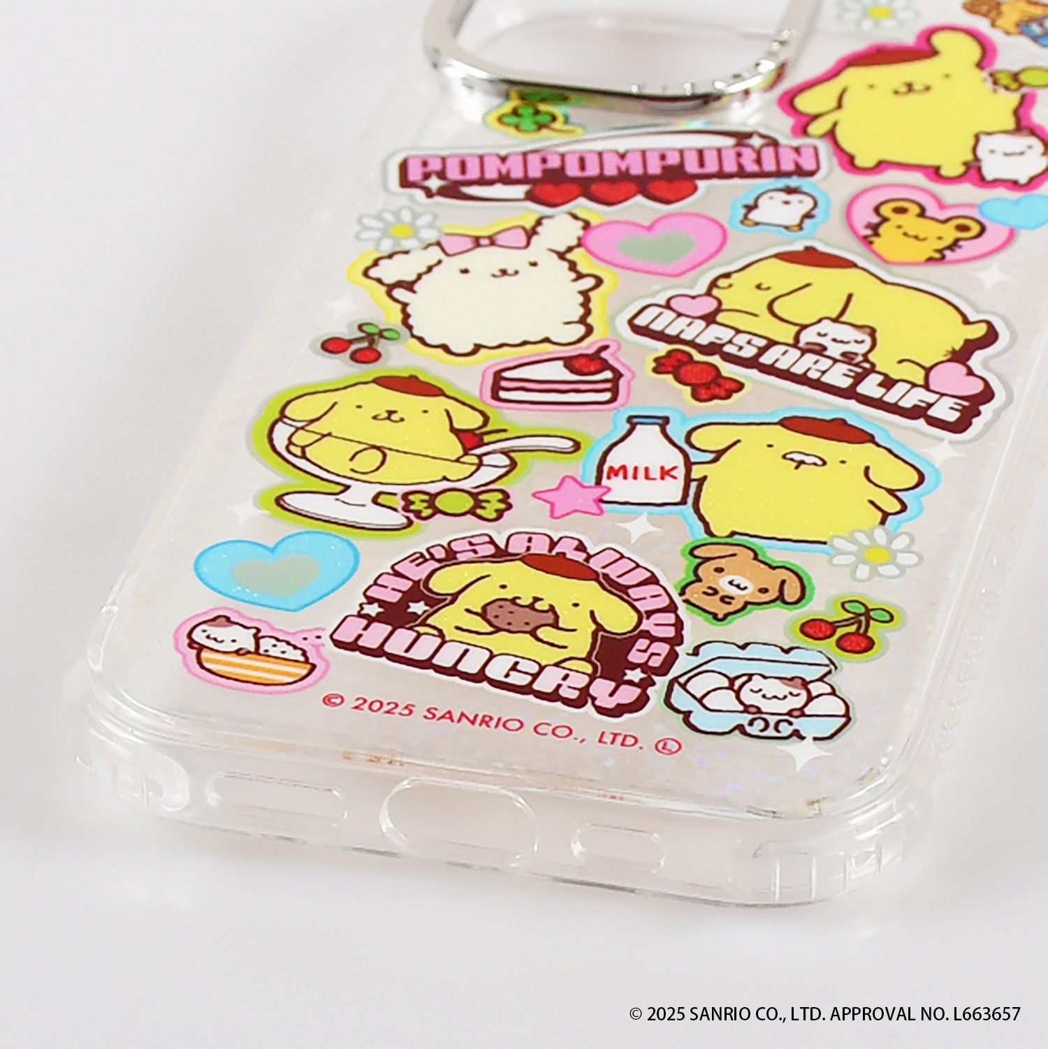 iPhone17 ケース ポムポムプリン Y2K サンリオキャラクターズ iPhone14/15/16/17シリーズ用 ケース ポムポムプリン Y2K サンリオ