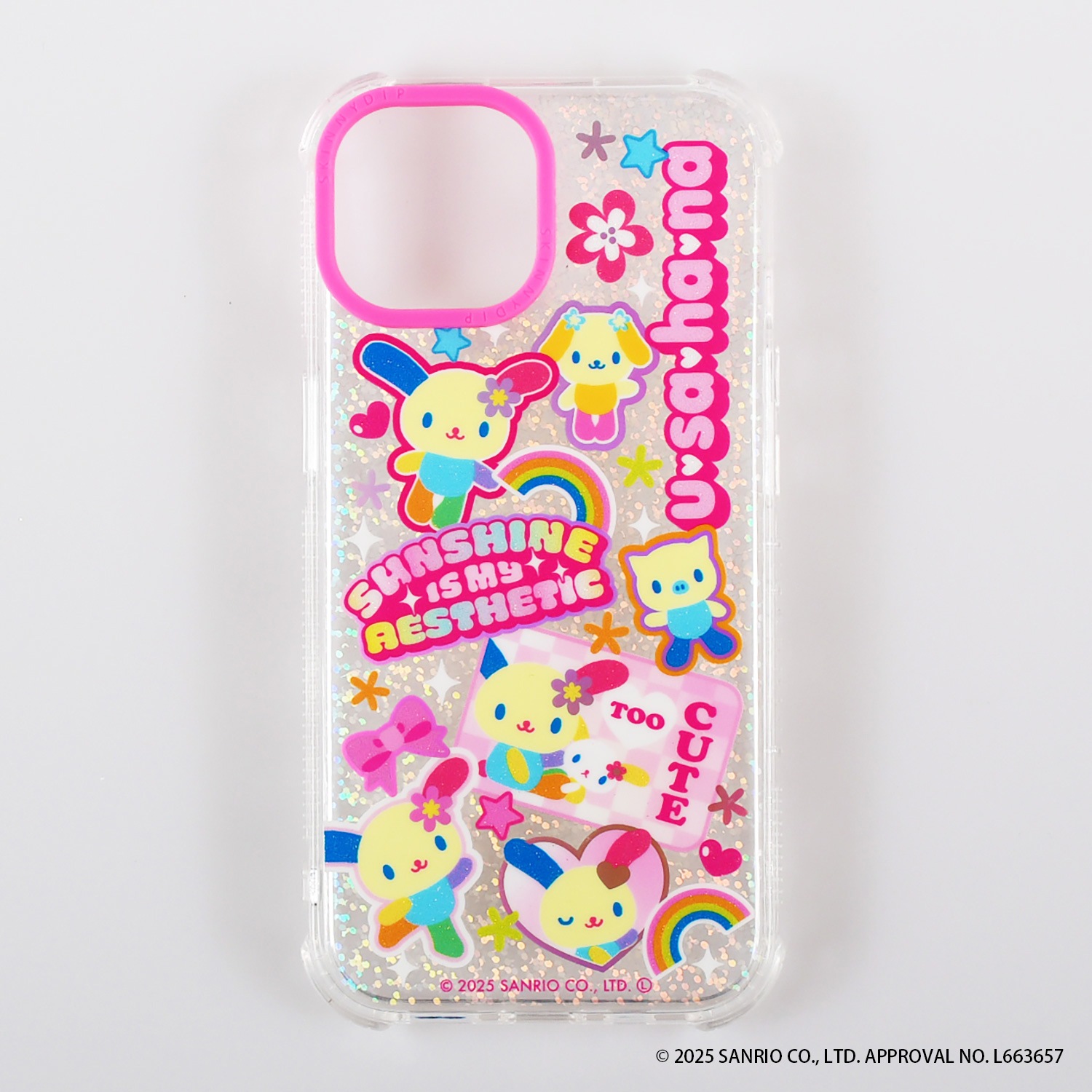 SKINNYDIP スキニーディップ 限定 ウサハナ Y2K iPhoneケース iPhone14/15/16/17シリーズ用 ケース ウサハナ Y2K サンリオ