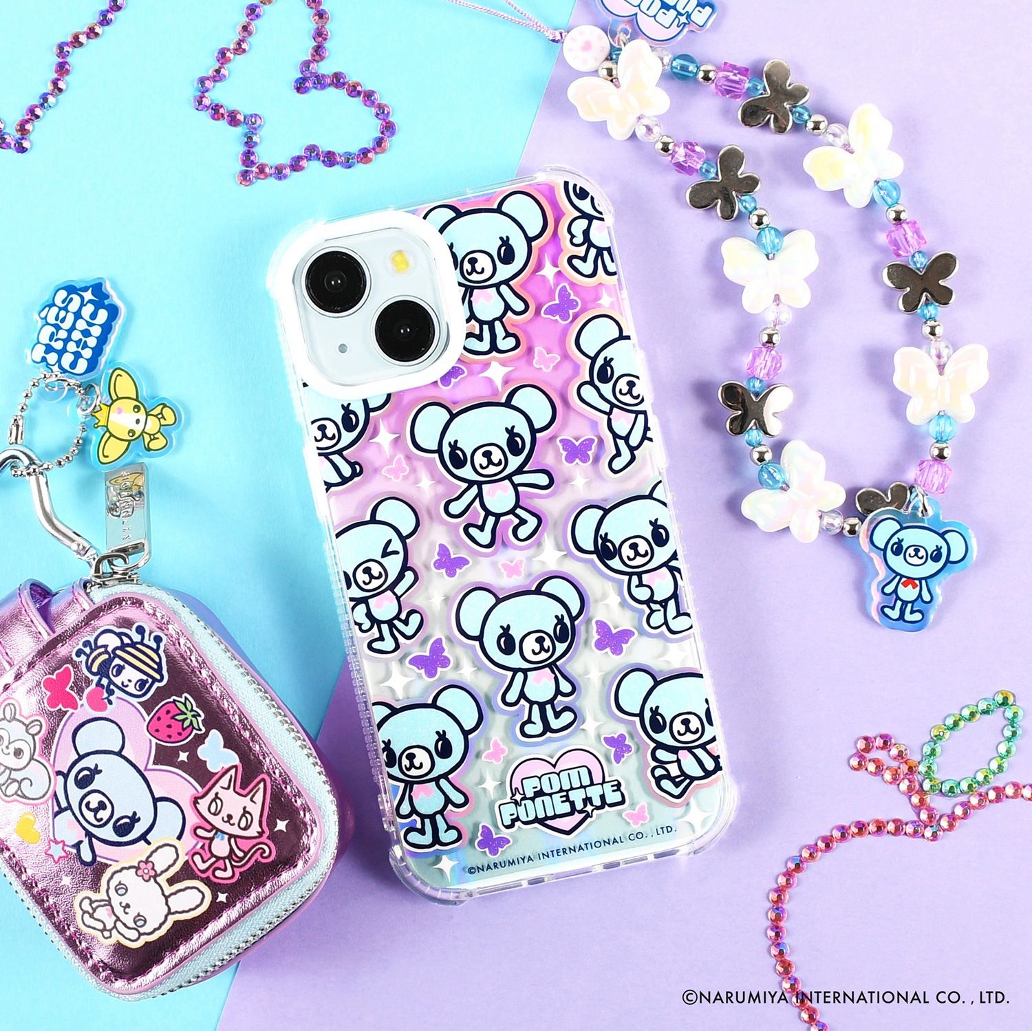ポンポネット iPhone ケース 15promax SKINNYDIP iPhoneSE/XR/11/12/13/14/15/16シリーズ用 ケース ポンポネット