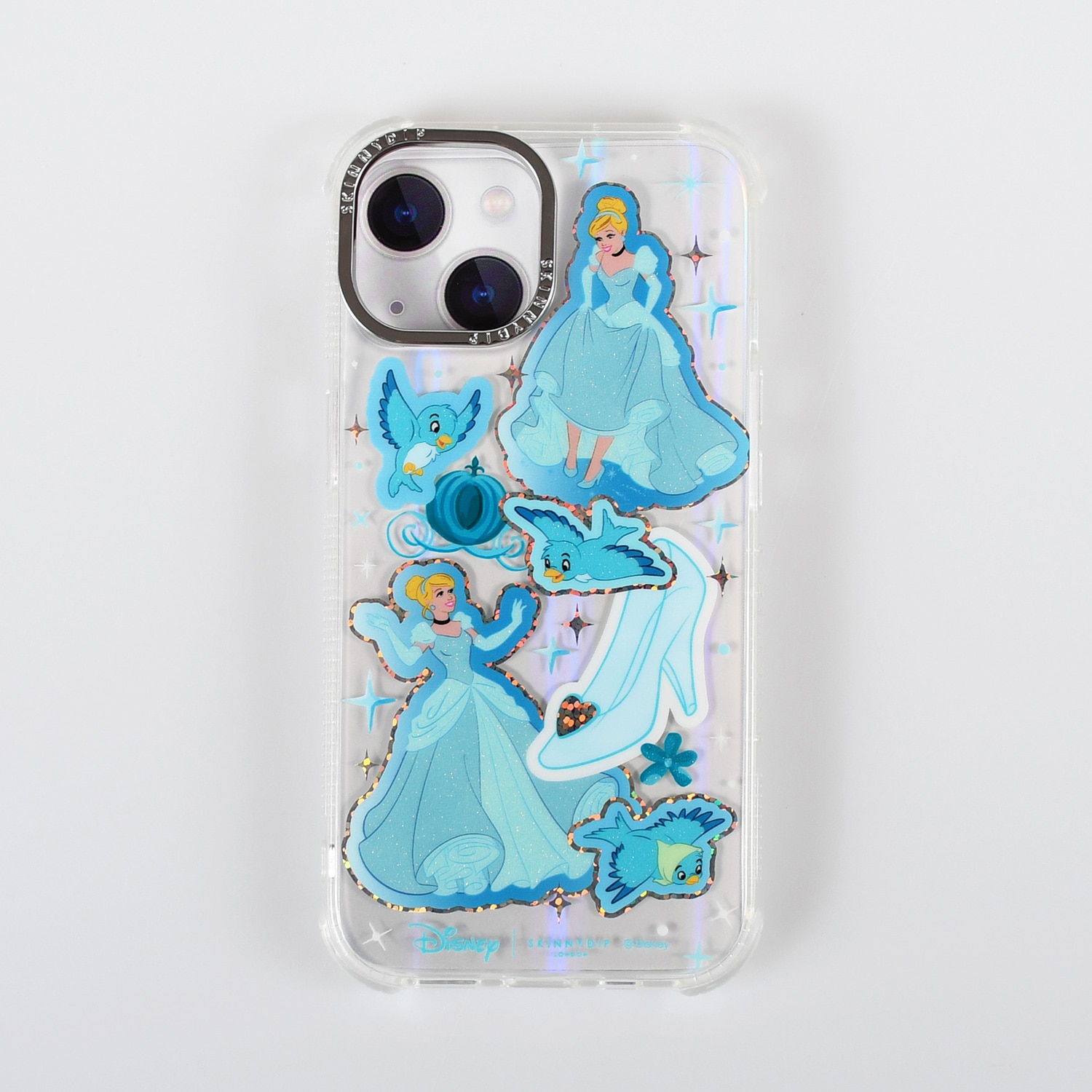 iPhone14/15/16シリーズ用 ケース シンデレラ ホロステッカー