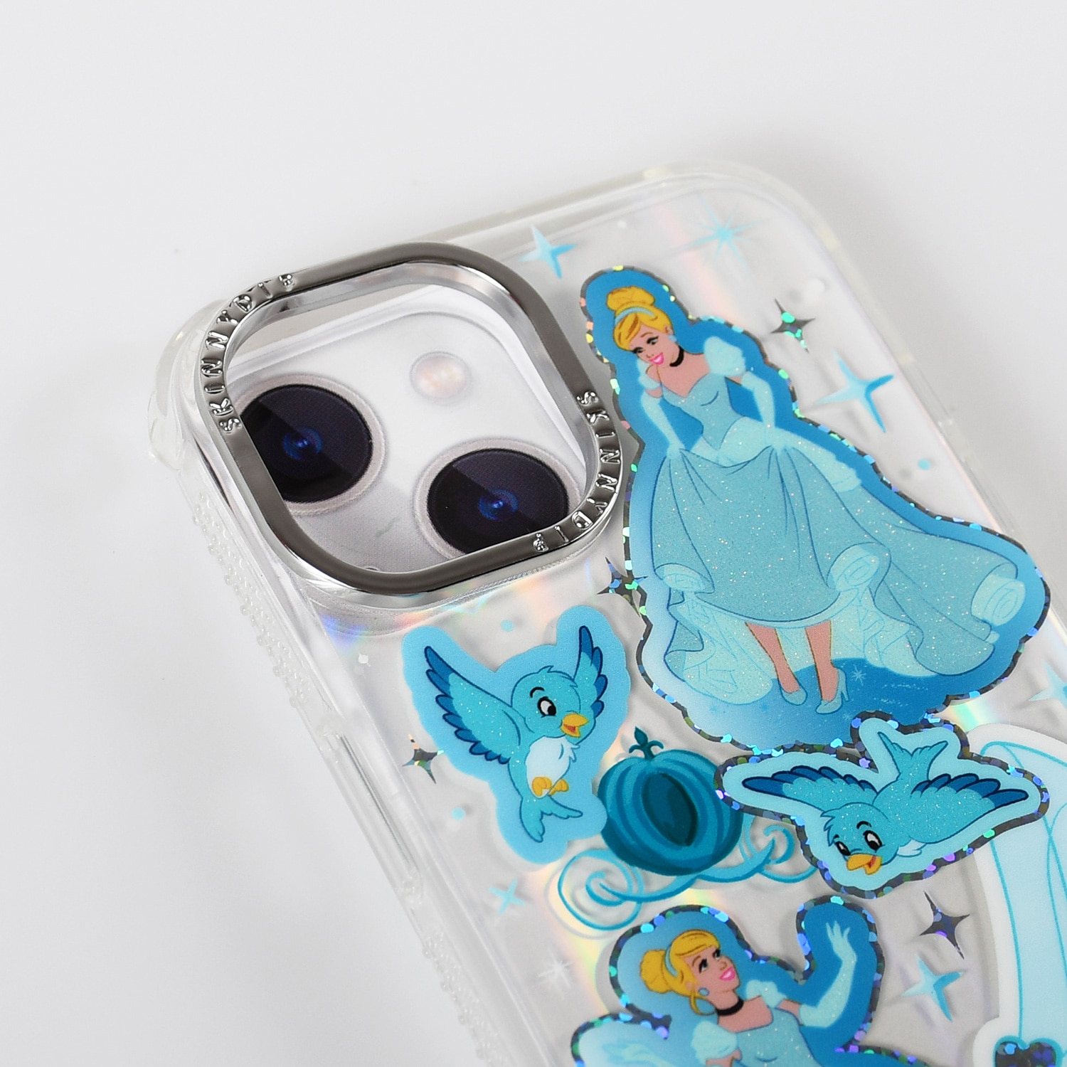 iPhone14/15/16シリーズ用 ケース シンデレラ ホロステッカー