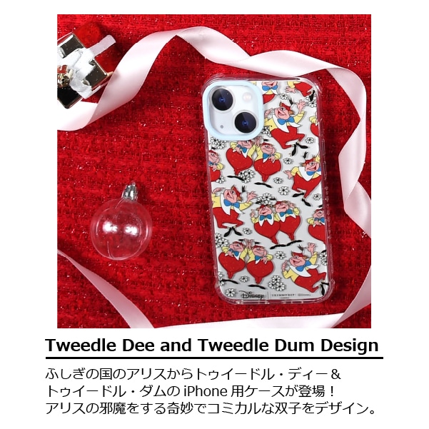iPhone14/15/16シリーズ用 ケース アリス トゥイードル ディズニー