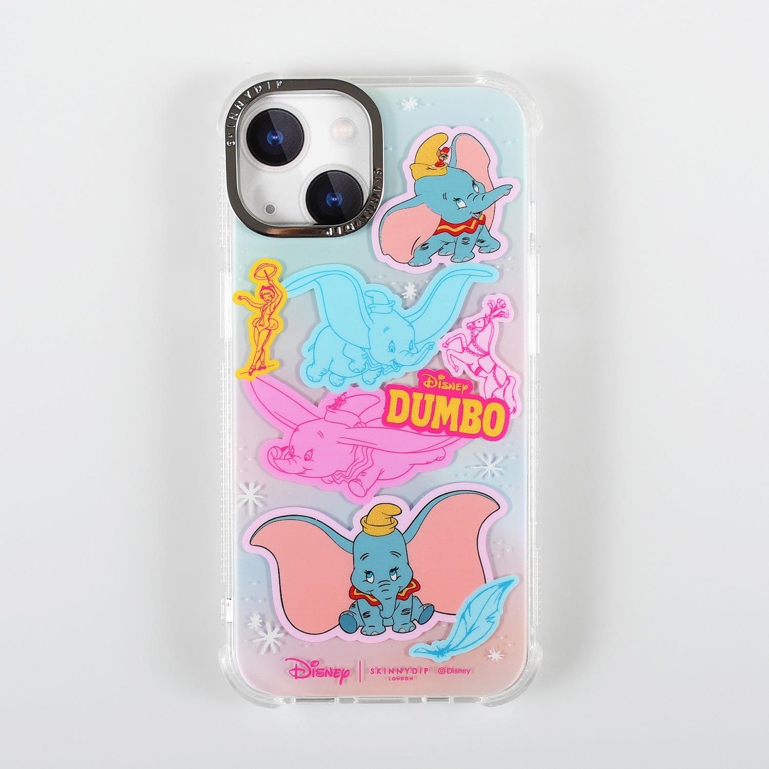 iPhone14/15/16シリーズ用 ケース ダンボ ステッカー ディズニー