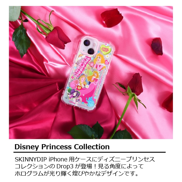 iPhone13/14/15/16シリーズ用 ケース Drop3 オーロラ姫 眠れる森の美女