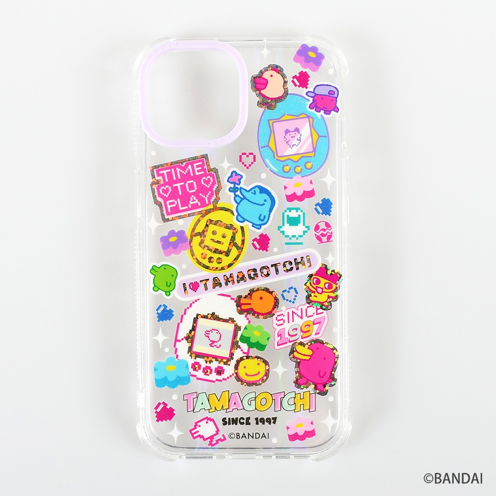 デコカン✖️suzushoto コラボ スマホケース iPhone14/15/16シリーズ用 ケース たまごっち ステッカー | iPhone用