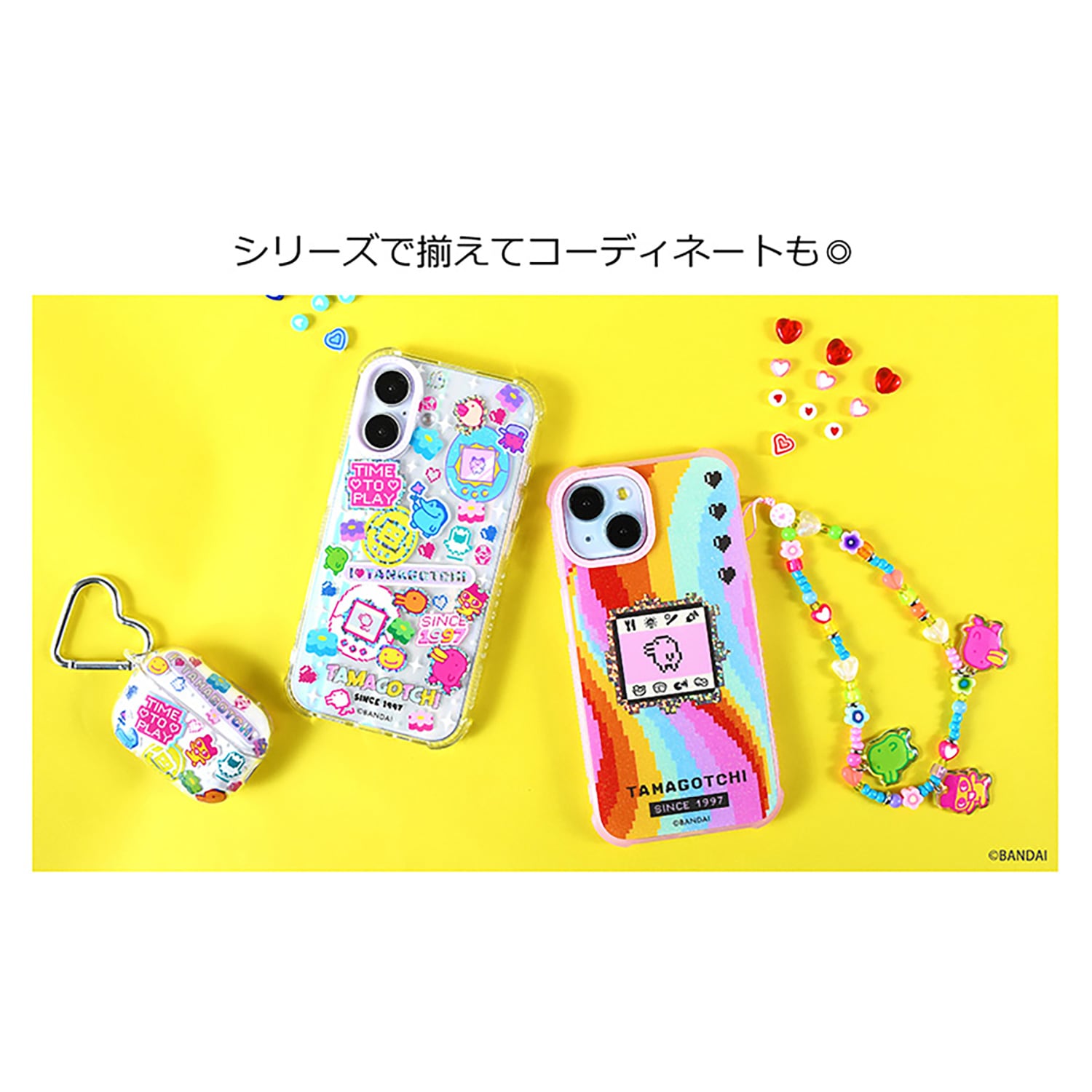 iPhone14/15/16シリーズ用 ケース たまごっち ステッカー | iPhone用