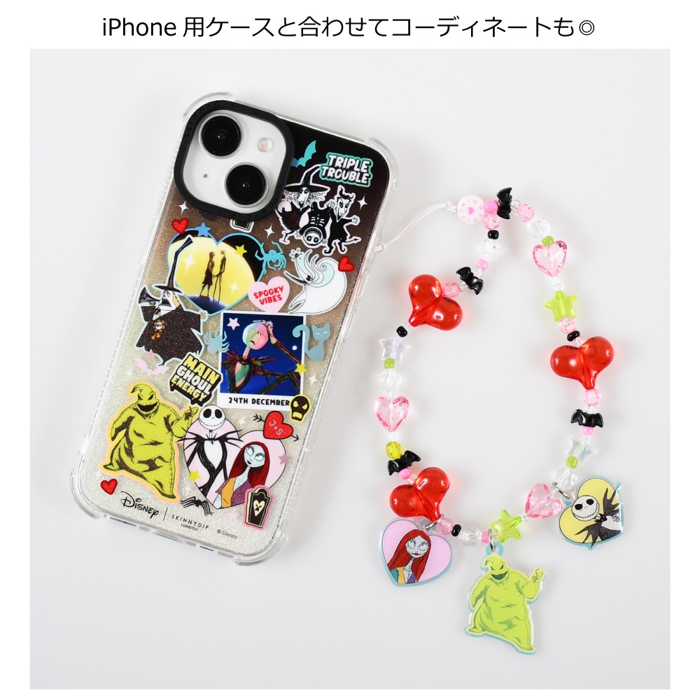 フォンストラップ ナイトメアー・ビフォア・クリスマス ハート ゼロ