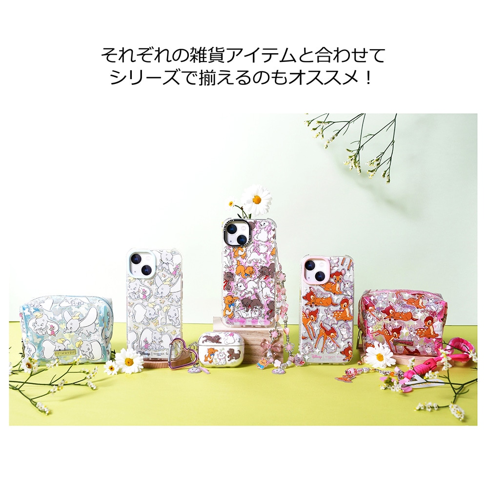 iPhone12/13/14/15/16シリーズ用 ケース おしゃれキャット ダンボ