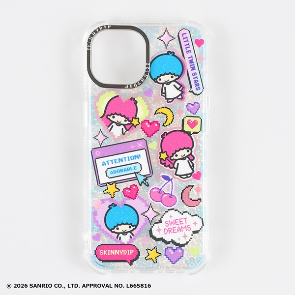 iPhone 13/14/15/16/17 シリーズ SR Pixelアート リトルツインスターズ
