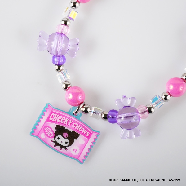 ビーズフォンストラップ クロミ マイメロディ ハローキティ CANDY